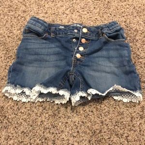 Cat and jack 3 button jean shorts